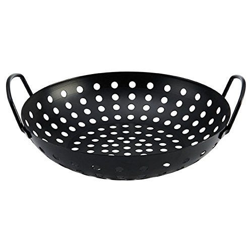 Sabatier BBQ Non-Stick Carbon Steel Wok 