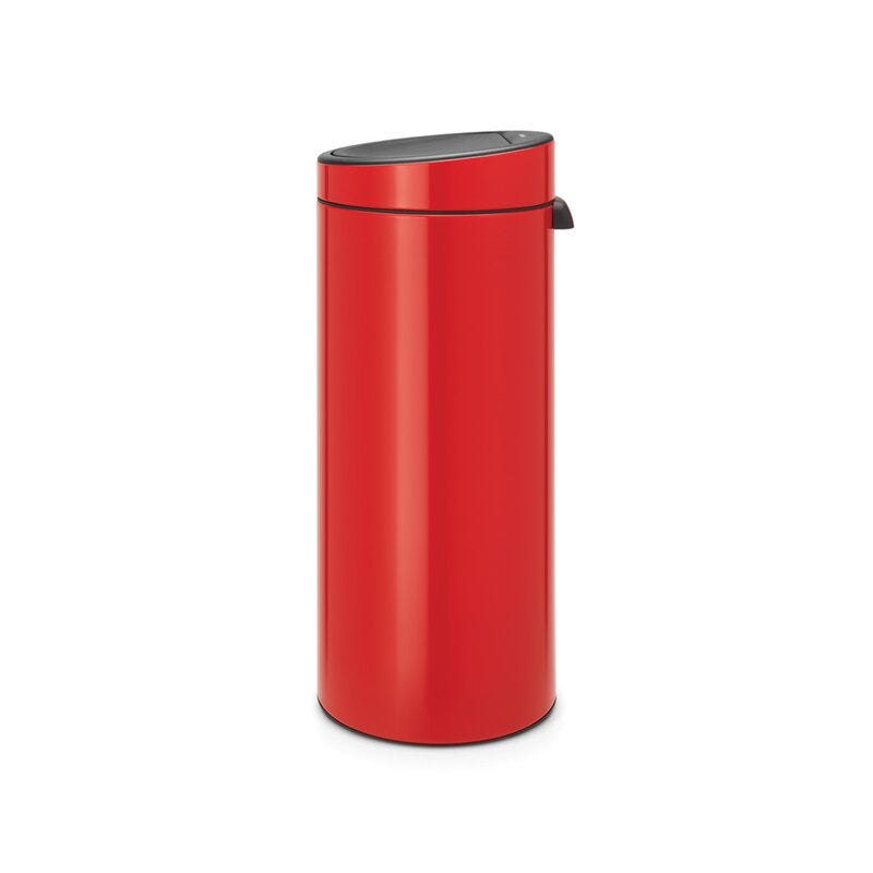 Brabantia Passion Red Touch Top Trash Can