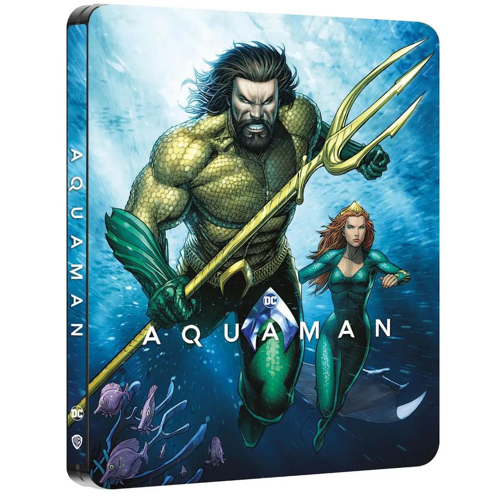 Aquaman Dc Comics Jason Momoa Pelicula 4k Ultra Hd + Blu-ray