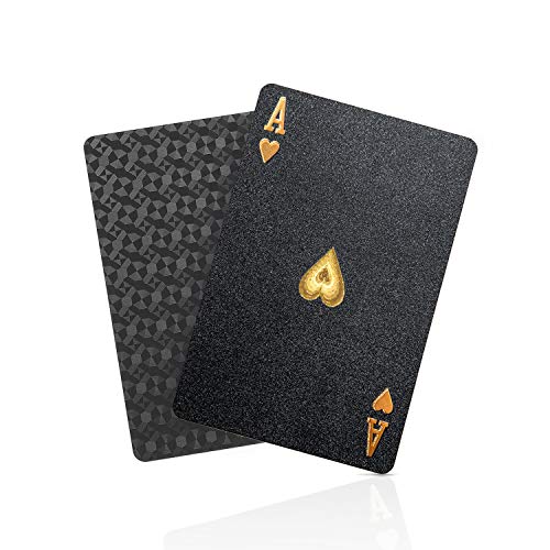Diamond Waterproof Black Playing Cards Diamond Waterproof Black Playing Cards