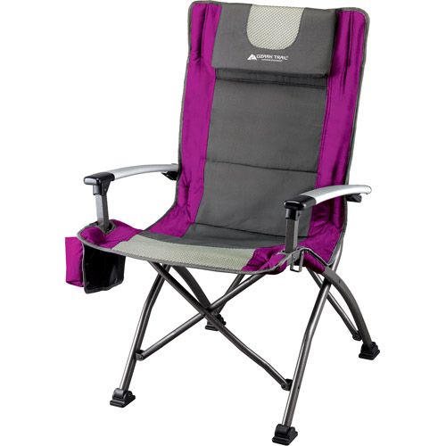 Ozark trail lounge camping chair with detached discount footrest