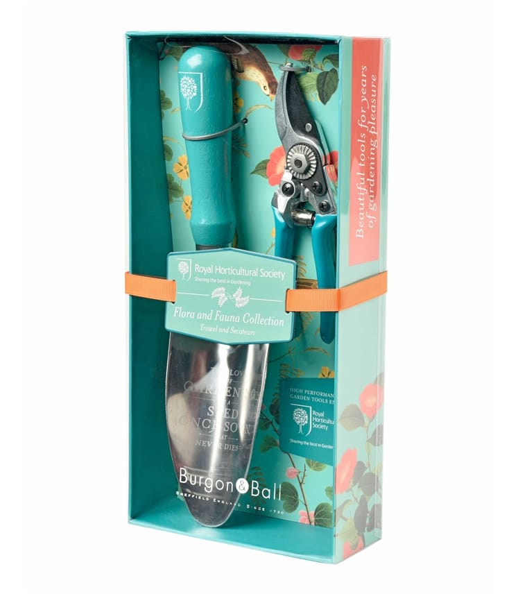 Burgon & Ball Flora & Fauna Boxed Trowel & Secateurs