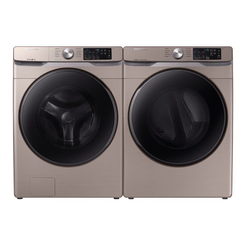 Samsung 4.5-Cubic-Foot Front-Load Washer and 7.5-Cubic-Foot Electric Dryer