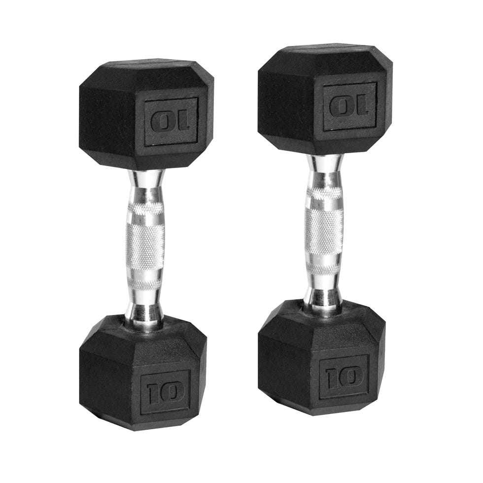 Adjustable Weight Dumbbells Set- A Pair 4lb 6lb 8lb 10lb (2-5lb Each) Free  Weights Set for Home Gym Equipment Workouts Strength Training for Women