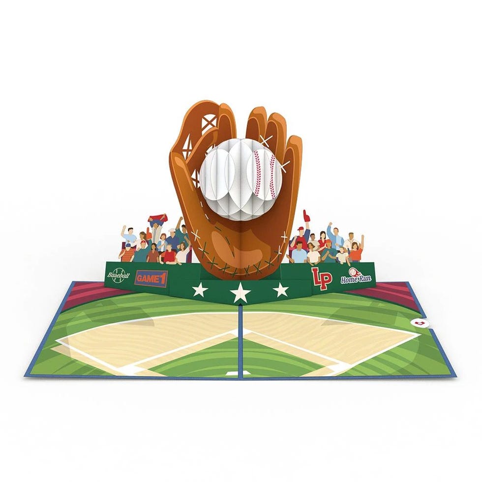 Dad's Home Run 3D Card 