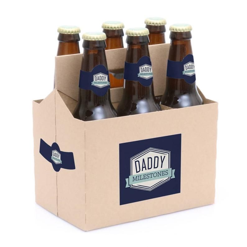 Daddy's First Milestone Beer Labels 