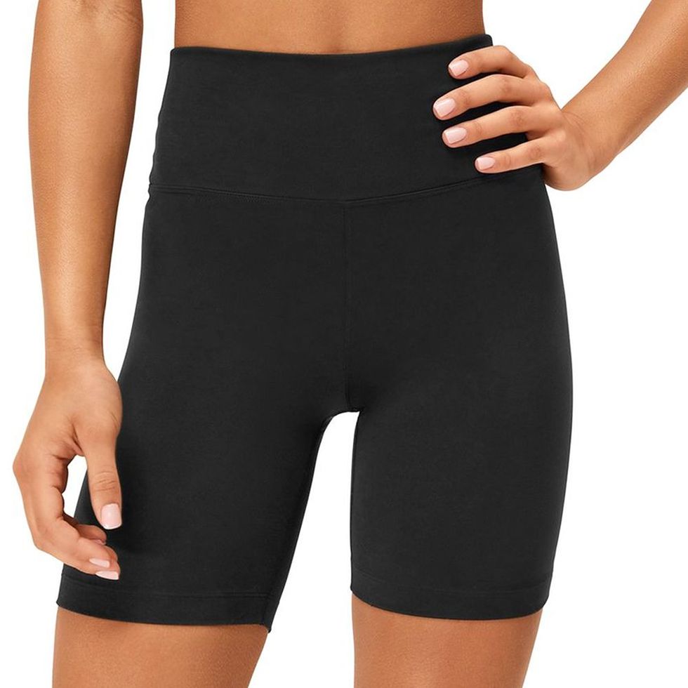 Ododos Womens High Waisted XL Workout Shorts W/Hidden Pocket NWT
