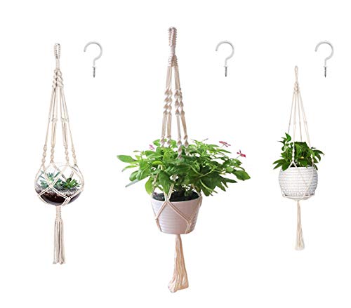 AOMGD Macrame Plant Hanger Set