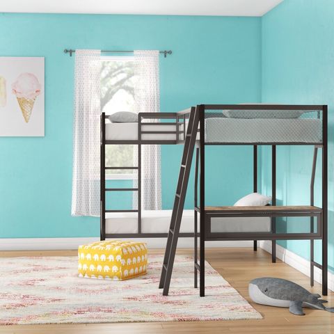Modern Bunk Beds For Kids, Isabelle Twin Over Twin Bunk Bed With Storage