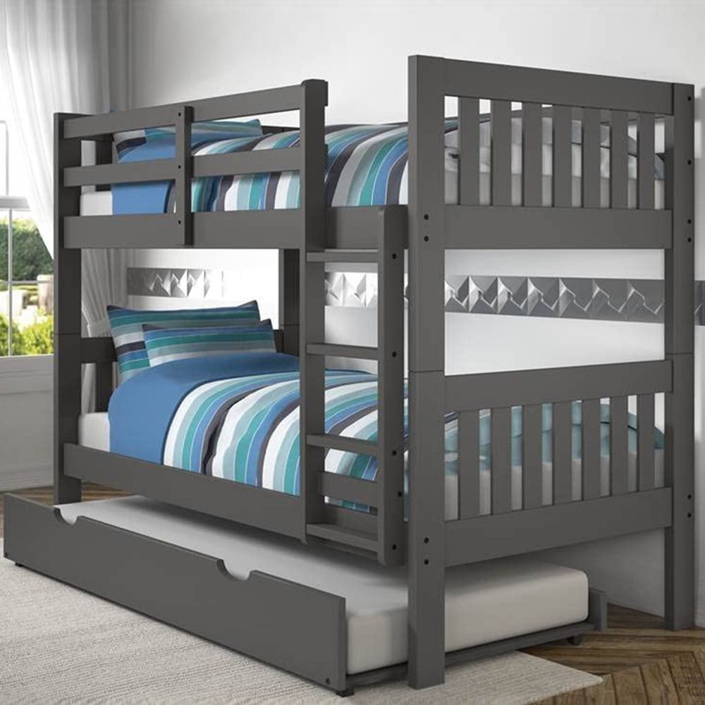 Ema Twin Gray Bunk Bed