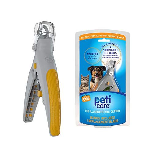 Pet Cat Nail Scissor Led Light Cat Claw Clipper Dog Nail - Temu