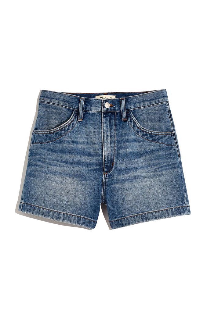 7 inch denim shorts womens