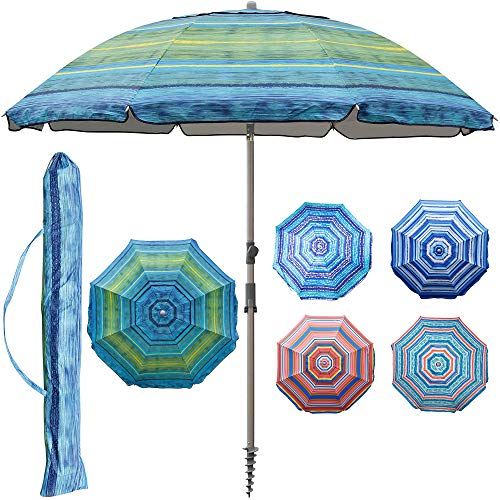 Portable Beach Umbrella with Sand Anchor