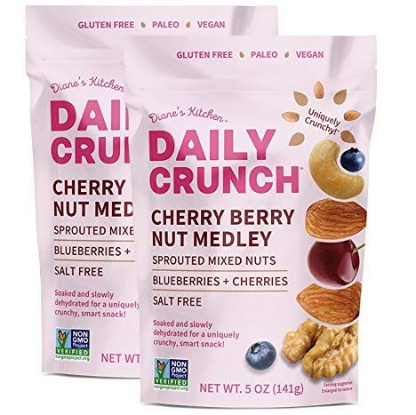 Daily Crunch Cherry Berry Nut Medley, Salt-Free