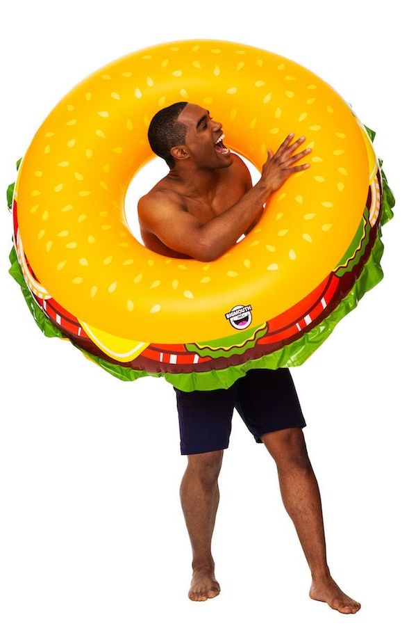 Cheeseburger Inflatable Tube