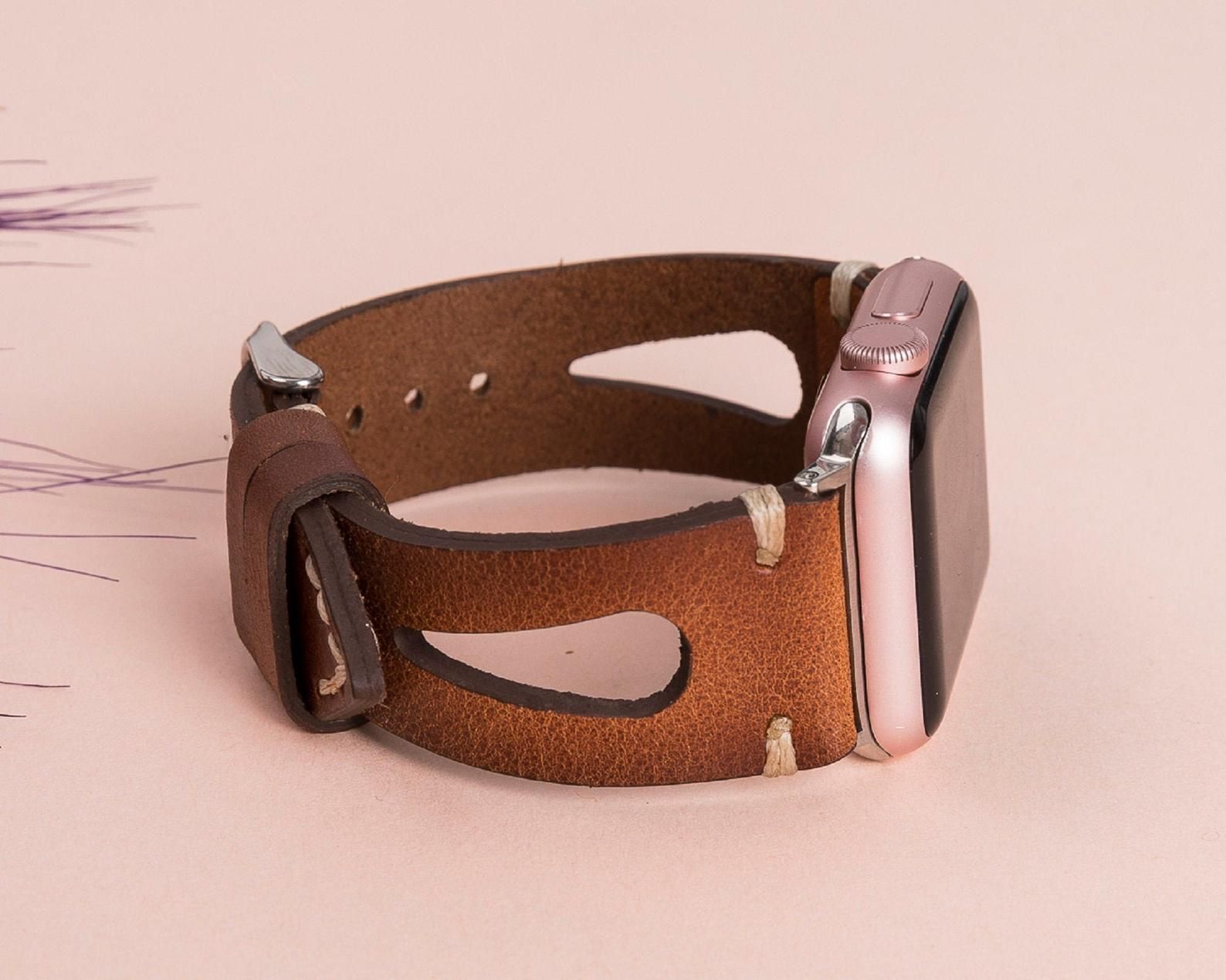 leather apple watch band