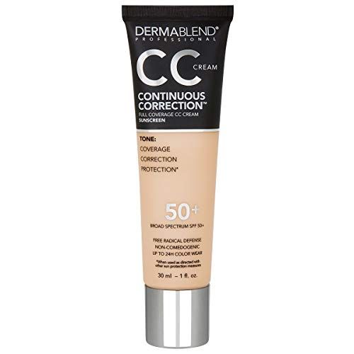OUKPANE Skin Tone Adjusting CC Cream SPF 50, CC Cream Colour Correcting  Self Adjusting for Mature Skin Full-Coverage Foundation, Skin Concealer