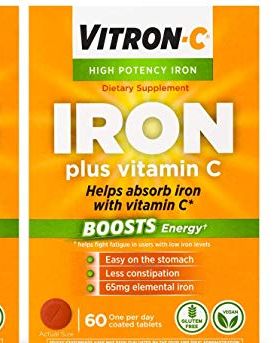 Vitron-C High Potency Iron Supplement with Vitamin C