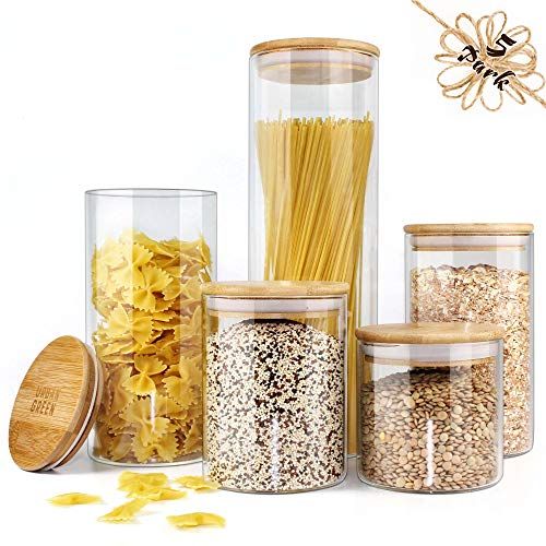 Glass & Bamboo Jars