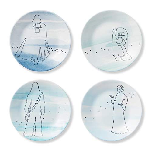 Star Wars 6.75" Appetizer Plate, 4-Pack