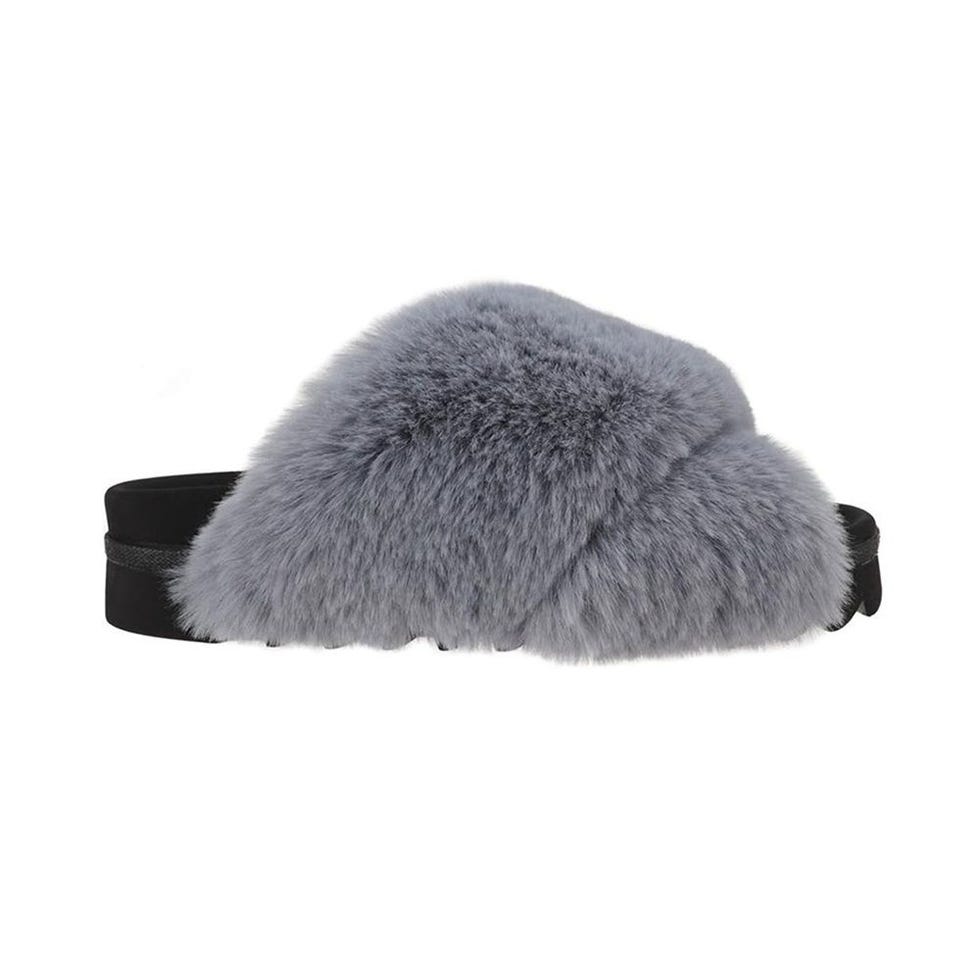 Roam Mink Cloud Faux Fur Slippers