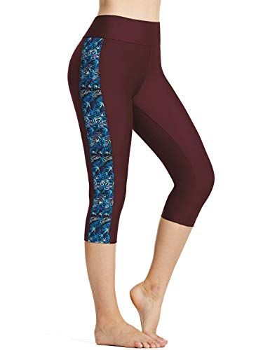 ATTRACO Women's Surfing Leggings Swimming Tights Long Swim Pants Black  Small : Amazon.in: Clothing & Accessories