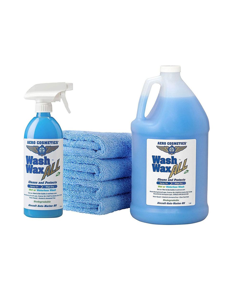 Wet or Waterless Car Wash Wax Kit 