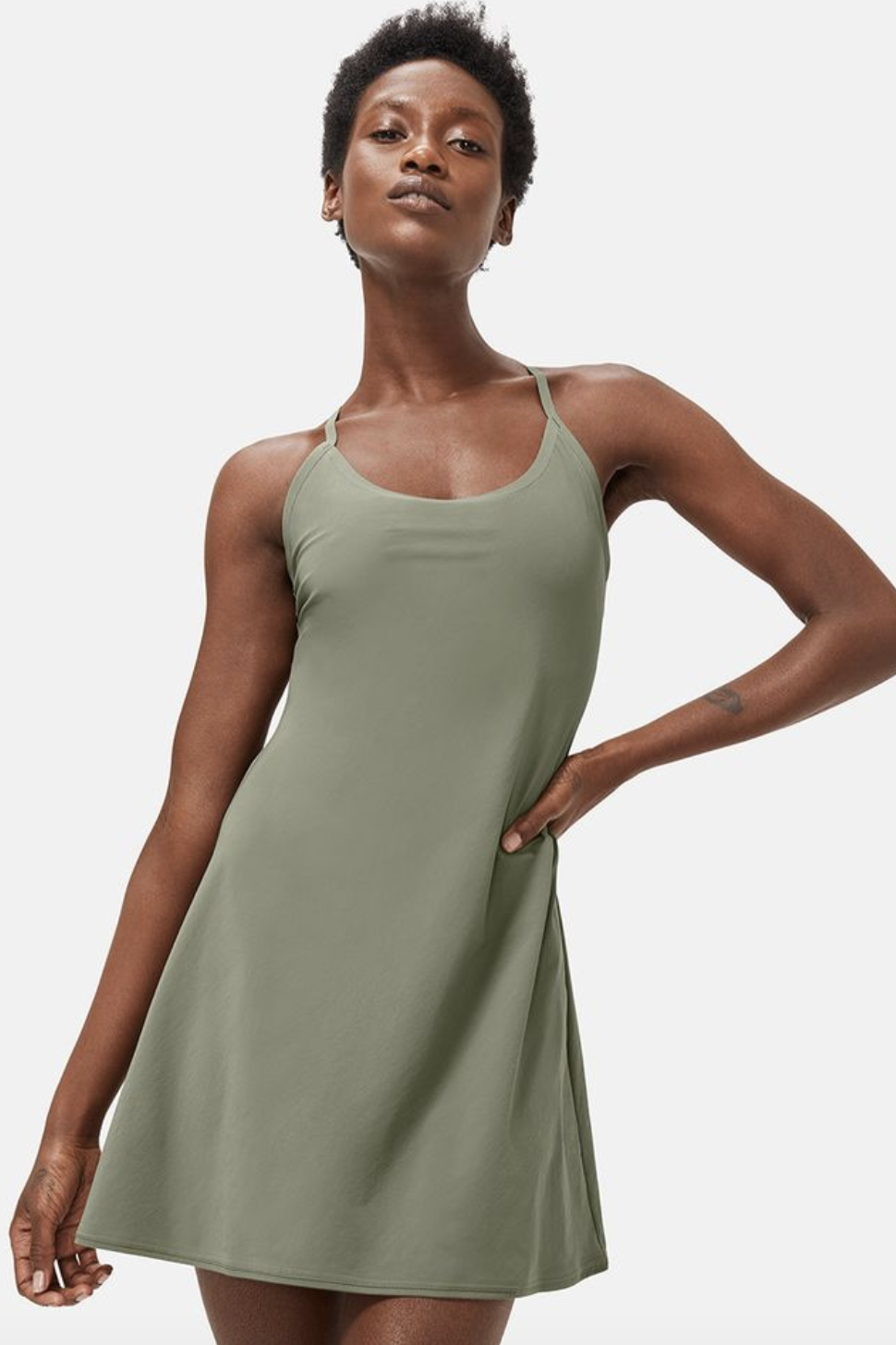 Outdoor Voices, Dresses, Outdoor Voices Exercise Dress In Evergreen