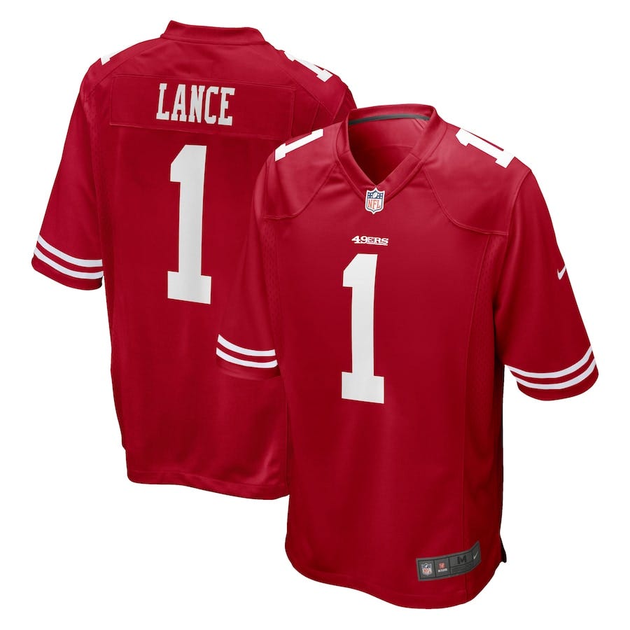 NFL draft Trey Lance official Niners jersey - Niners Nation