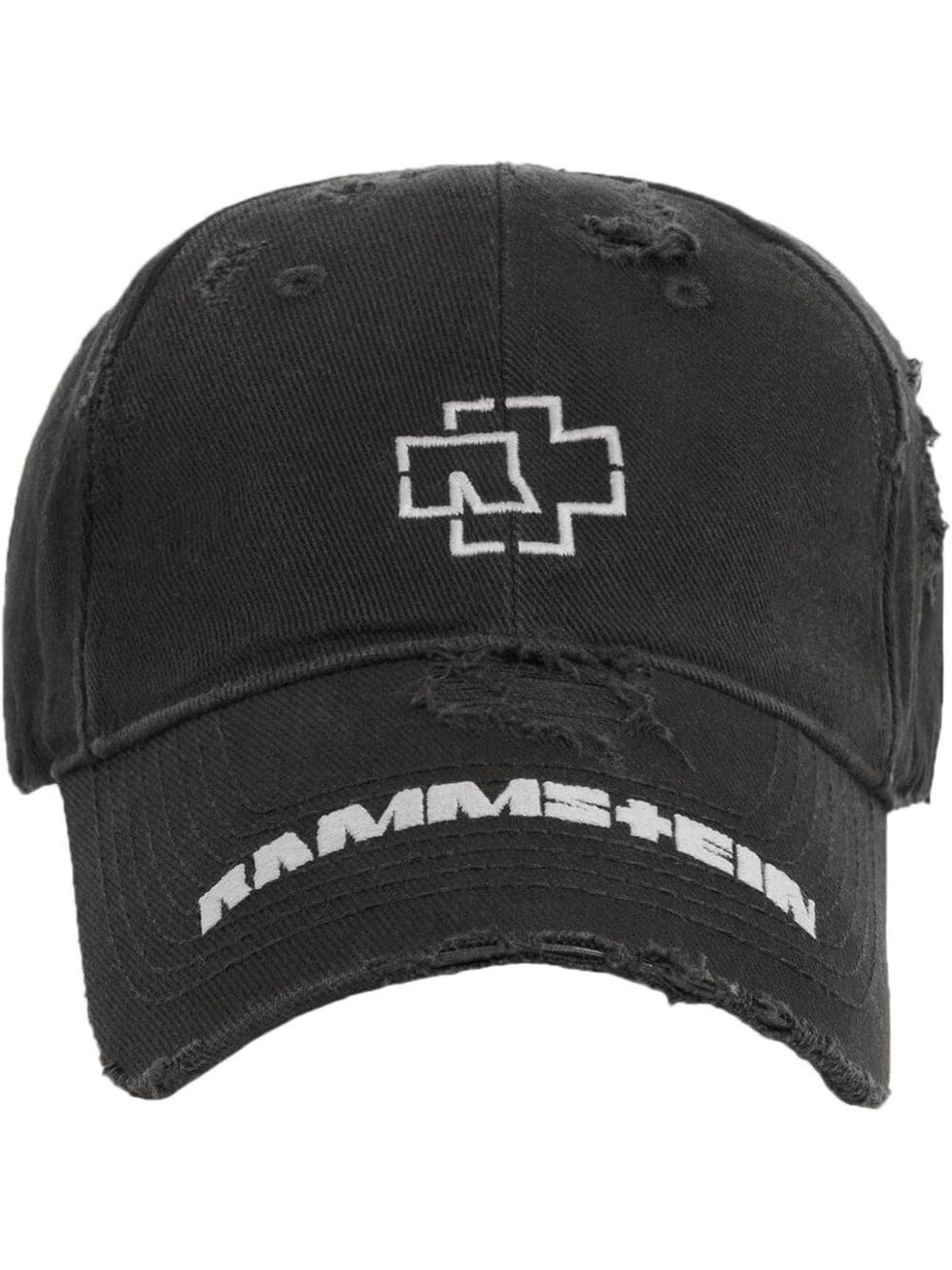 復古棒球帽推薦：Balenciaga x Rammstein仿舊設計棒球帽
