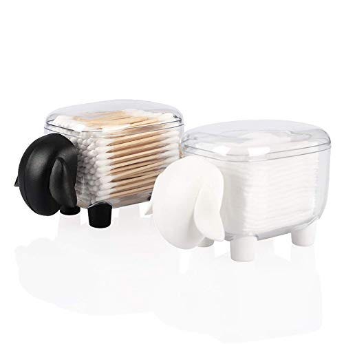 Sheep-Shaped Qtip Holders, Set of 2 Sheep-Shaped Qtip Holders, Set of 2