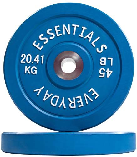 BalanceFrom Everyday Essentials Color Coded Olympic Bumper Plate