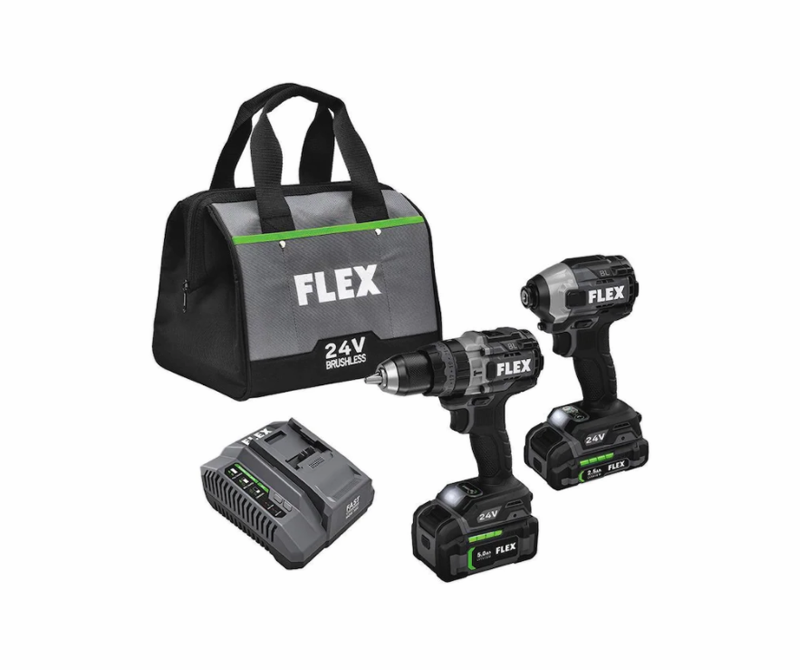 FLEX 2-Tool 24-Volt Brushless Power Tool Combo Kit 
