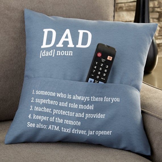 Dad Personalized Pocket Pillow