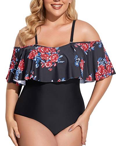 Cold Shoulder One-Piece Swimsuit