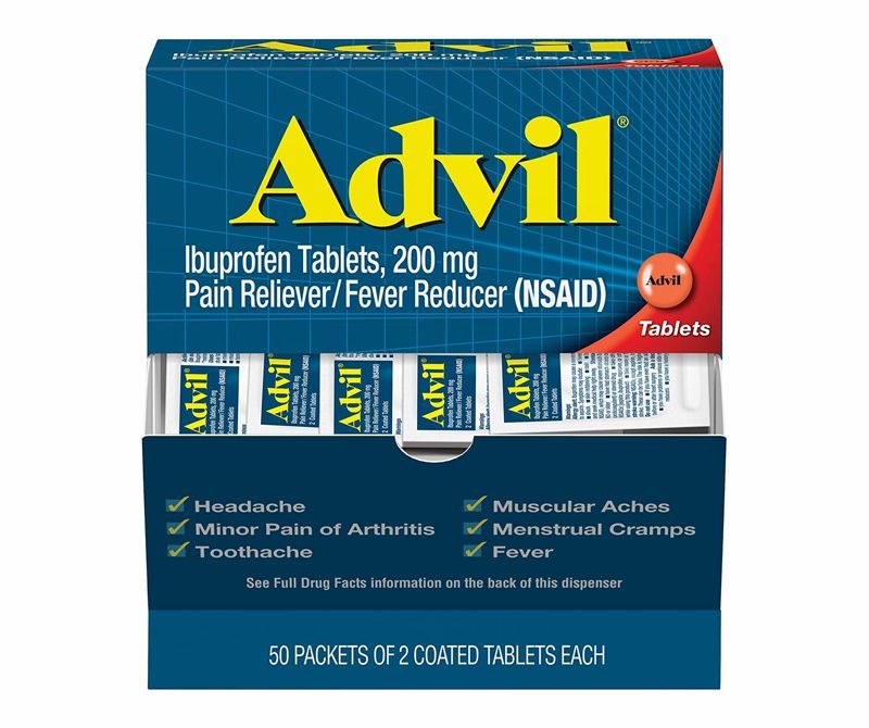 Advil Ibuprofen 200 mg, 50 Packets