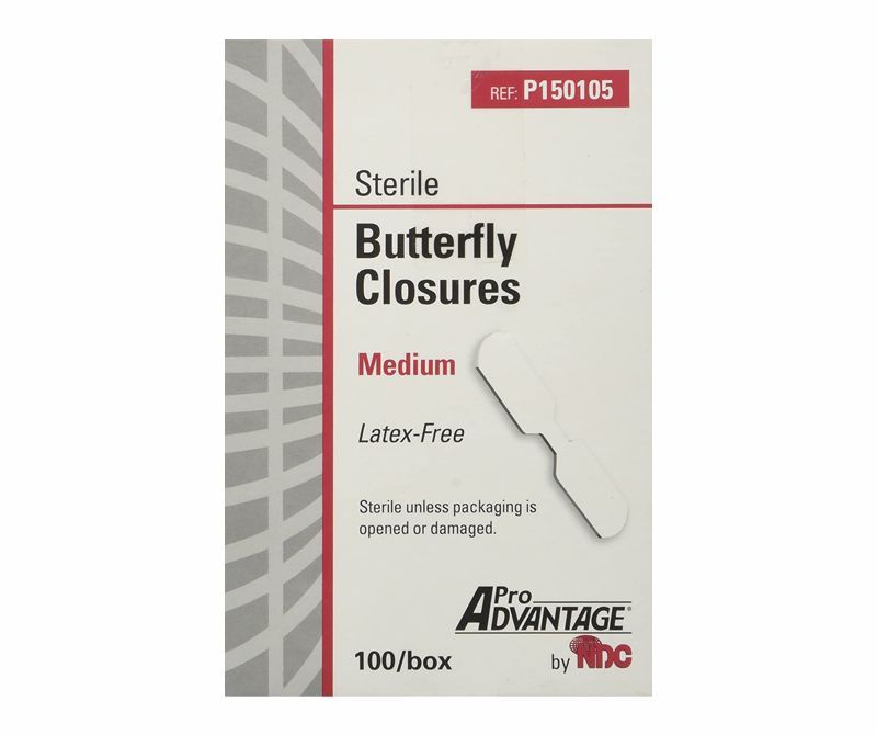 Pro Advantage Butterfly Wound Closures, 100 Count