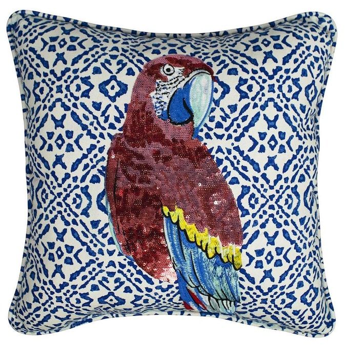 Parrot Throw Pillow