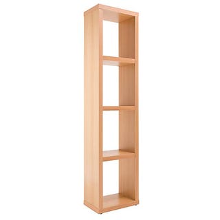 Maine Slim Oak Finish Bookcase, Dunelm, £99