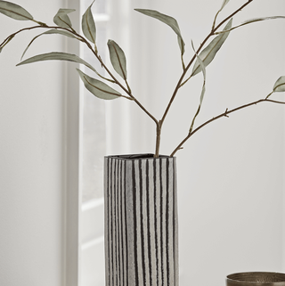 Monochrome Striped Column Vase, Cox & Cox, £50