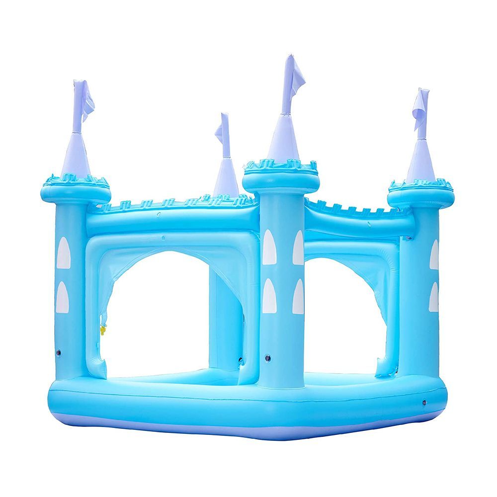 Blue Inflatable Castle Pool