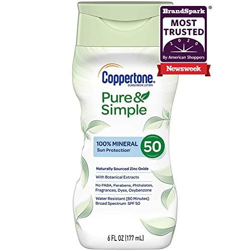 Coppertone Pure & Simple Sunscreen Lotion with SPF 50