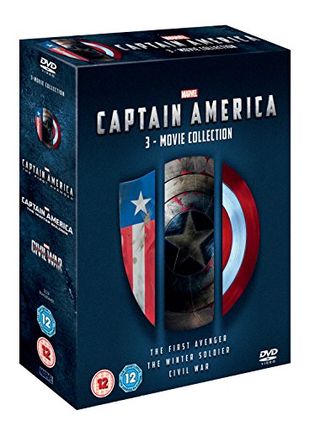 Coleção de 3 filmes do Capitão América [DVD]