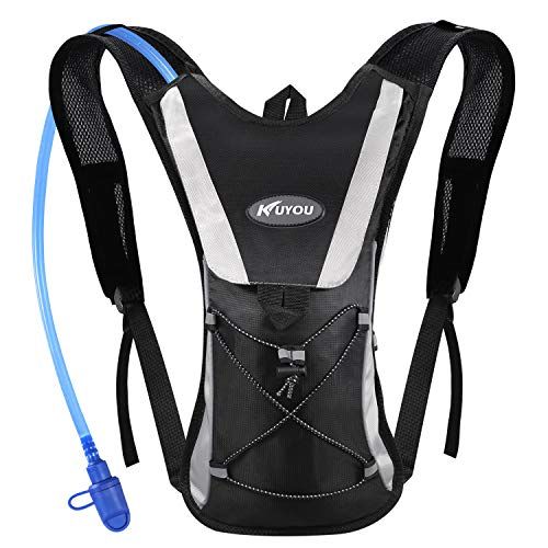 FDA Approved Leak-Proof Hydration Reservoir Marathon Running Vest 2L or 3L Water Bladder Hiking Cycling Backpack LANZON Hydration Pack 