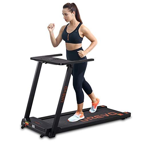 Foldable Treadmill With Desk