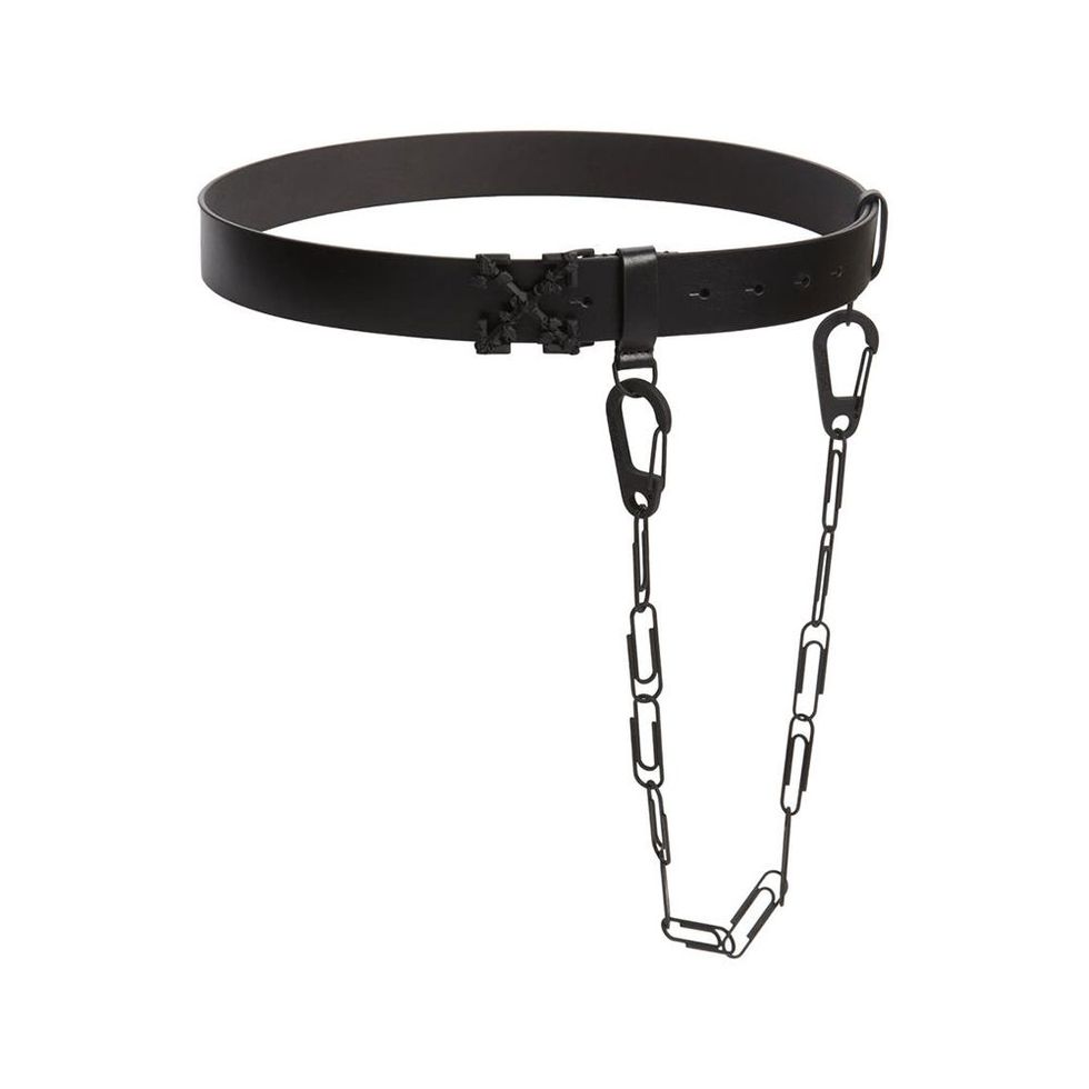 Louis Vuitton chain belt fall winter 2015, how to wear chain belt