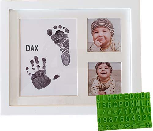 Baby Ink Handprint Footprint Kit & Frame