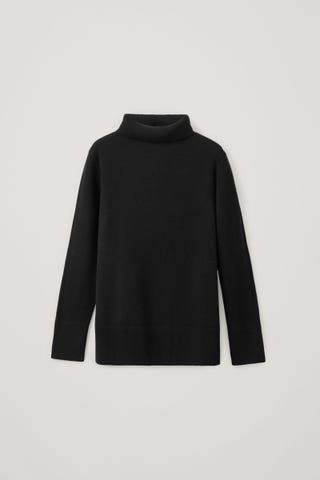 Cashmere roll-neck jumper