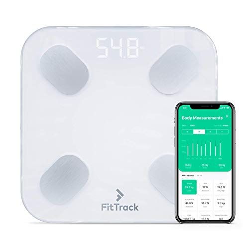 GE Báscula digital de peso corporal para baño, capacidad de 500 libras,  báscula de peso inteligente IMC para personas Báscula de pesaje Bluetooth