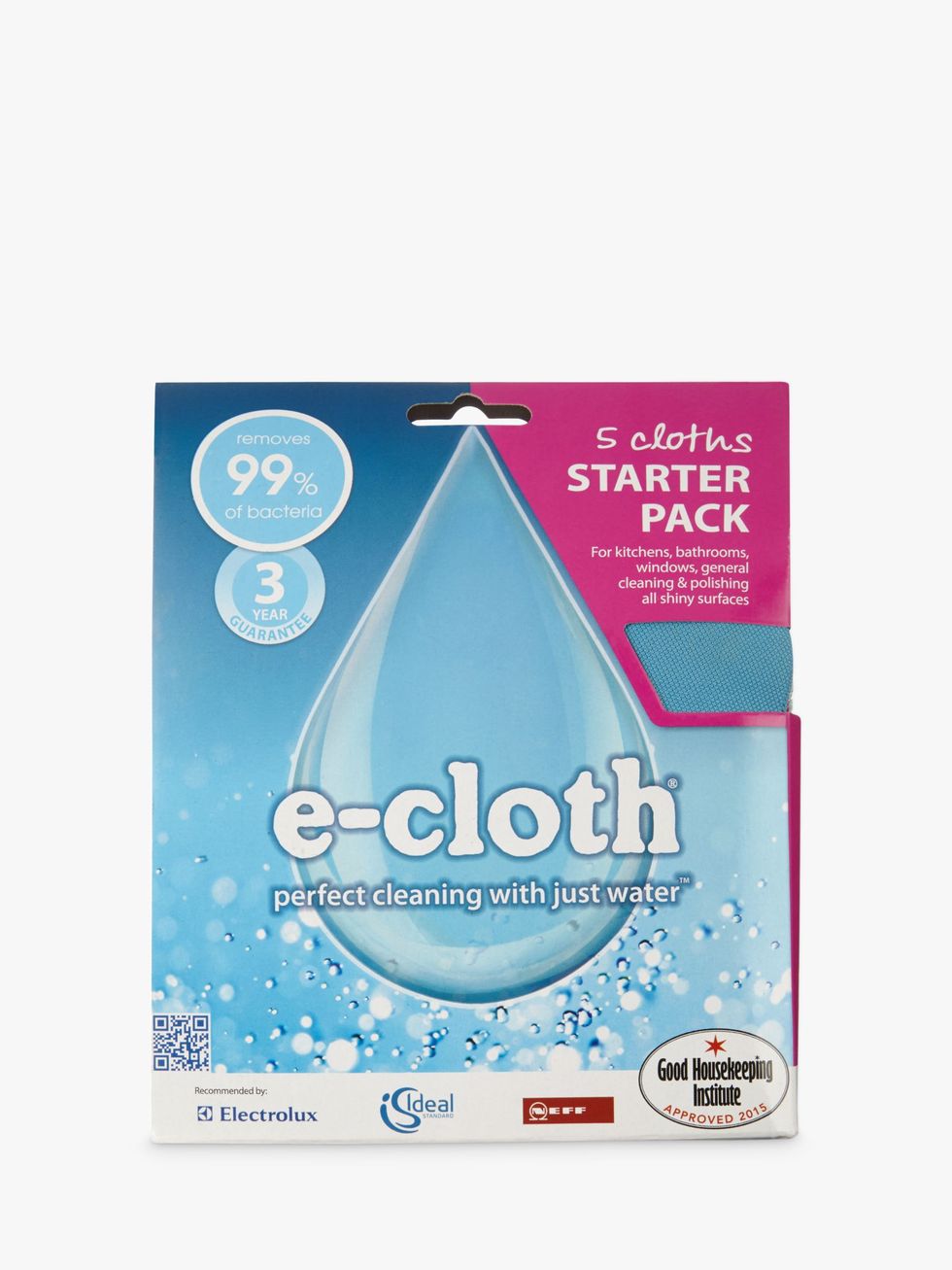 e-cloth Starter Pack, Set of 5 Cloths